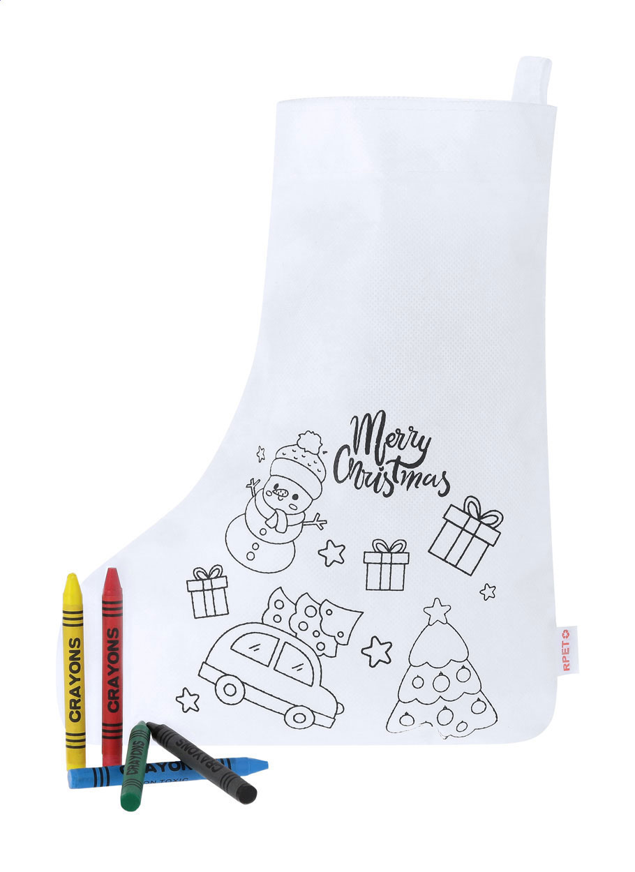 175951550494364 colouring Christmas stocking - Image 1