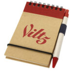 Zuse A7 recycled jotter notepad with pen - Image 2
