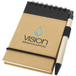 Zuse A7 recycled jotter notepad with pen - Image 6