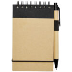 Zuse A7 recycled jotter notepad with pen - Image 8