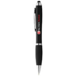Nash coloured stylus ballpoint pen with black grip (blue ink) - Image 2