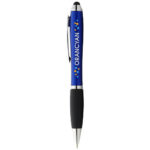 Nash coloured stylus ballpoint pen with black grip (blue ink) - Image 7