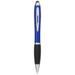 Nash coloured stylus ballpoint pen with black grip (blue ink) - Image 8