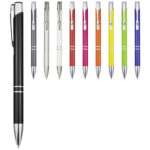 Moneta aluminium click ballpoint pen (blue ink) - Image 32