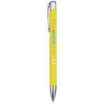 Moneta aluminium click ballpoint pen (blue ink) - Image 6