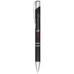 Moneta anodized aluminium click ballpoint pen (blue ink) - Image 26