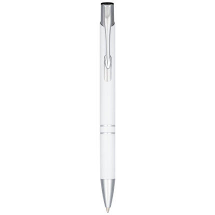 Moneta anodized aluminium click ballpoint pen (blue ink)