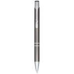 Moneta anodized aluminium click ballpoint pen (blue ink) - Image 11
