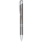 Moneta anodized aluminium click ballpoint pen (blue ink) - Image 10