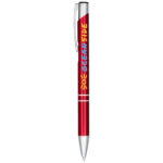 Moneta anodized aluminium click ballpoint pen (blue ink) - Image 18