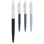 Parker Jotter XL matte with chrome trim ballpoint pen (blue ink) - Image 24
