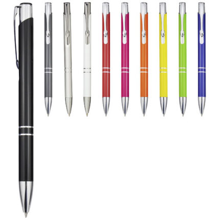 Moneta aluminium click ballpoint pen (black ink)