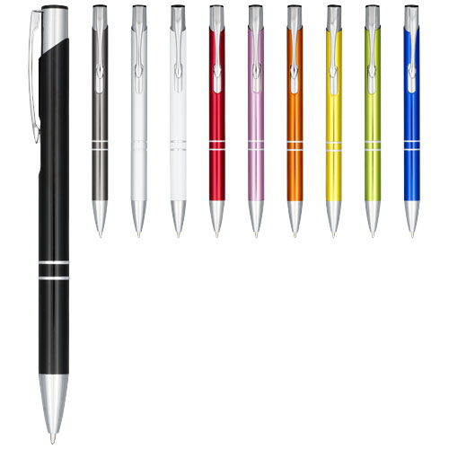 175976655193821 Moneta anodized aluminium click ballpoint pen (black ink) - Image 1