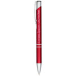 Moneta anodized aluminium click ballpoint pen (black ink) - Image 12