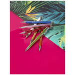 Moneta anodized aluminium click ballpoint pen (black ink) - Image 15