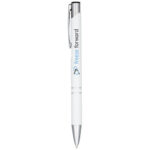 Moneta anodized aluminium click ballpoint pen (black ink) - Image 17