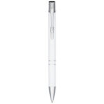 Moneta anodized aluminium click ballpoint pen (black ink) - Image 18