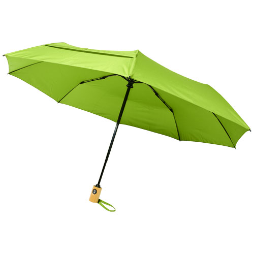 175976749115132 Bo 21" foldable auto open/close recycled PET umbrella - Image 1