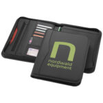 Ebony A4 zippered portfolio - Image 2