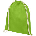 Oregon 100 g/m² cotton drawstring bag 5L - Image 25