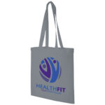 Madras 140 g/m² cotton tote bag 7L - Image 2