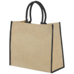Harry coloured edge jute tote bag 25L - Image 16