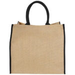 Harry coloured edge jute tote bag 25L - Image 19