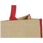 Harry coloured edge jute tote bag 25L - Image 6