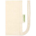 Orissa 100 g/m² organic cotton drawstring bag 5L - Image 4