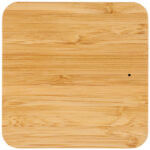 Leaf 5W bamboo and fabric wireless charging pad - Image 5