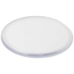 Ellison round plastic coaster with paper insert - Image 4