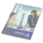 Desk-MateĀ® spiral A6 notebook PP cover