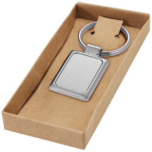 175977498429648 Sergio rectangular metal keychain - Image 1
