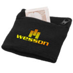 Brisky performance wristband with zippered pocket - Image 2