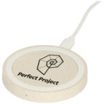 Naka 5W wheat straw wireless charging pad - Image 2