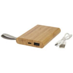 Tulda 5000 mAh bamboo power bank - Image 7