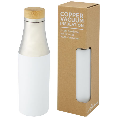 175977930780560 Hulan 540 ml copper vacuum insulated stainless steel bottle with bamboo lid - Image 1