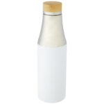 Hulan 540 ml copper vacuum insulated stainless steel bottle with bamboo lid - Image 8