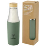 Hulan 540 ml copper vacuum insulated stainless steel bottle with bamboo lid - Image 22