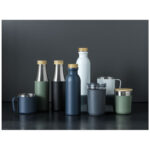 Hulan 540 ml copper vacuum insulated stainless steel bottle with bamboo lid - Image 30