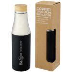 Hulan 540 ml copper vacuum insulated stainless steel bottle with bamboo lid - Image 33