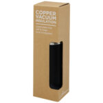 Hulan 540 ml copper vacuum insulated stainless steel bottle with bamboo lid - Image 35
