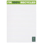 Desk-Mate® A5 recycled notepad - Image 2