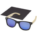 Taiyō rPET/bamboo mirrored polarized sunglasses in gift box - Image 6