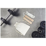 Denise wooden skipping rope in cotton pouch - Image 6