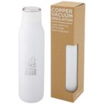 Marka 600 ml copper vacuum insulated bottle with metal loop - Image 3
