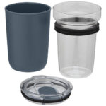 Bello 420 ml glass tumbler with recycled plastic outer wall - Image 20
