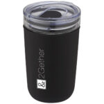 Bello 420 ml glass tumbler with recycled plastic outer wall - Image 2
