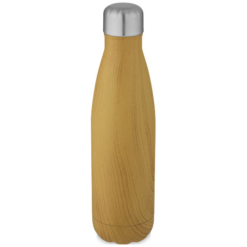 175978602396845 Cove 500 ml vacuum insulated stainless steel bottle with wood print - Image 1