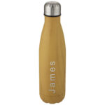 Cove 500 ml vacuum insulated stainless steel bottle with wood print - Image 3